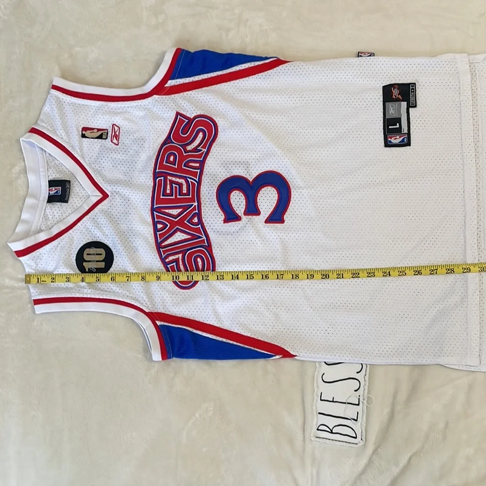 10th Anniversary Reebok Allen Iverson Jersey 
Size Large - Picture 5 of 6